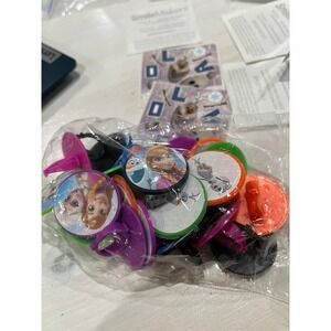 24 Disney frozen‎ stickers and rings party favors teacher prizes